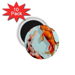 Koi Fish 1 75  Magnets (10 Pack)  by Grandong