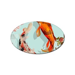 Koi Fish Sticker (oval)