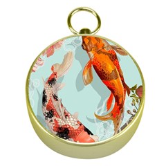 Koi Fish Gold Compasses by Grandong