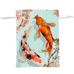 Koi Fish Lightweight Drawstring Pouch (xl) by Grandong