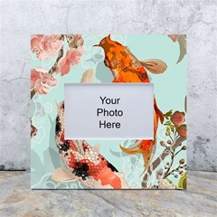 Koi Fish White Box Photo Frame 4  X 6  by Grandong