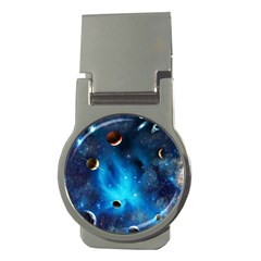 3d Universe Space Star Planet Money Clips (Round) 