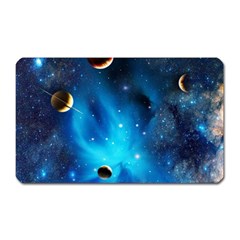 3d Universe Space Star Planet Magnet (Rectangular)