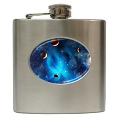 3d Universe Space Star Planet Hip Flask (6 oz)