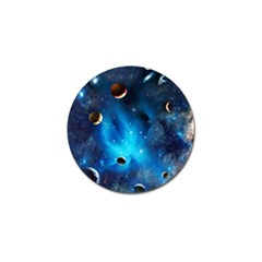 3d Universe Space Star Planet Golf Ball Marker (10 pack)