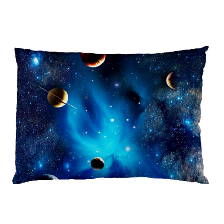 3d Universe Space Star Planet Pillow Case