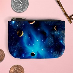 3d Universe Space Star Planet Mini Coin Purse by Grandong