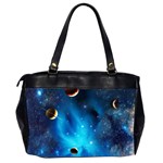 3d Universe Space Star Planet Oversize Office Handbag (2 Sides) Back