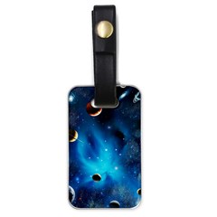 3d Universe Space Star Planet Luggage Tag (one side)