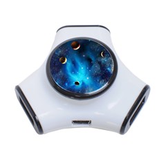 3d Universe Space Star Planet 3-Port USB Hub