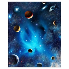 3d Universe Space Star Planet Drawstring Bag (Small)