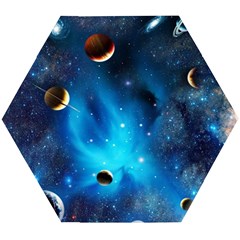 3d Universe Space Star Planet Wooden Puzzle Hexagon by Grandong