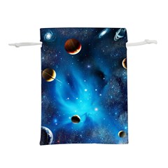 3d Universe Space Star Planet Lightweight Drawstring Pouch (S)