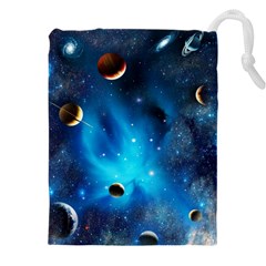 3d Universe Space Star Planet Drawstring Pouch (4XL)