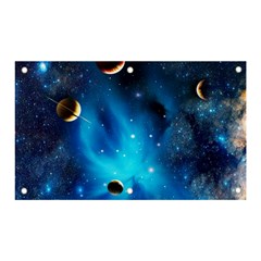 3d Universe Space Star Planet Banner And Sign 5  X 3  by Grandong