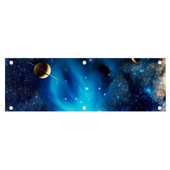 3d Universe Space Star Planet Banner And Sign 6  X 2  by Grandong