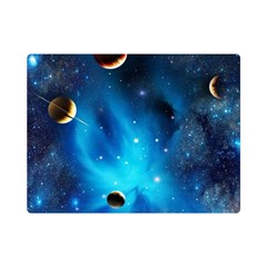 3d Universe Space Star Planet Premium Plush Fleece Blanket (Mini)