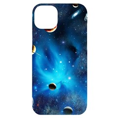 3d Universe Space Star Planet Iphone 14 Plus Black Uv Print Case by Grandong