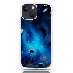 3d Universe Space Star Planet Iphone 13 Mini Tpu Uv Print Case by Grandong