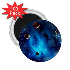 3d Universe Space Star Planet 2 25  Magnets (100 Pack)  by Grandong