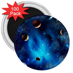 3d Universe Space Star Planet 3  Magnets (100 Pack) by Grandong