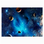 3d Universe Space Star Planet Large Glasses Cloth Front