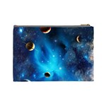 3d Universe Space Star Planet Cosmetic Bag (Large) Back