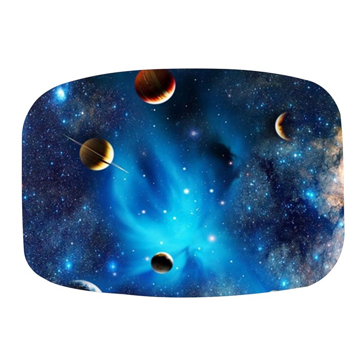 3d Universe Space Star Planet Mini Square Pill Box