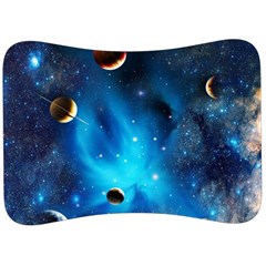 3d Universe Space Star Planet Velour Seat Head Rest Cushion by Grandong