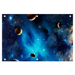 3d Universe Space Star Planet Banner And Sign 6  X 4  by Grandong