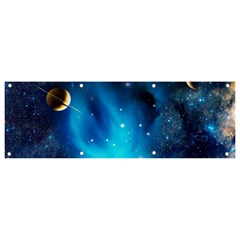 3d Universe Space Star Planet Banner And Sign 9  X 3  by Grandong