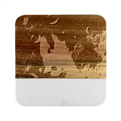 3d Universe Space Star Planet Marble Wood Coaster (square) by Grandong