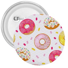 Vector Donut Seamless Pattern 3  Buttons by Grandong