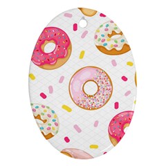 Vector Donut Seamless Pattern Ornament (oval) by Grandong