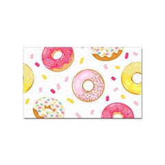 Vector Donut Seamless Pattern Sticker (rectangular) by Grandong