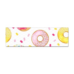 Vector Donut Seamless Pattern Sticker (bumper) by Grandong