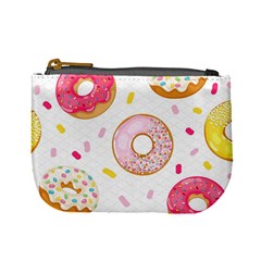 Vector Donut Seamless Pattern Mini Coin Purse by Grandong