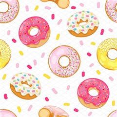 Vector Donut Seamless Pattern Play Mat (rectangle) by Grandong