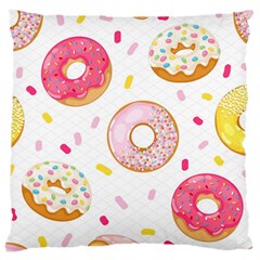 Vector Donut Seamless Pattern Large Cushion Case (one Side) by Grandong