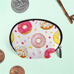 Vector Donut Seamless Pattern Accessory Pouch (small) by Grandong