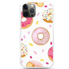 Vector Donut Seamless Pattern Iphone 12 Pro Max Tpu Uv Print Case by Grandong