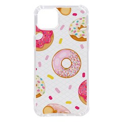 Vector Donut Seamless Pattern Iphone 14 Plus Tpu Uv Print Case