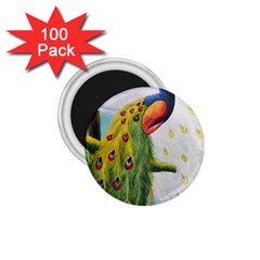 Peacock Art 1 75  Magnets (100 Pack)  by Grandong