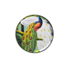 Peacock Art Hat Clip Ball Marker (4 Pack) by Grandong