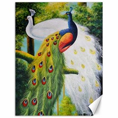 Peacock Art Canvas 12  X 16  by Grandong