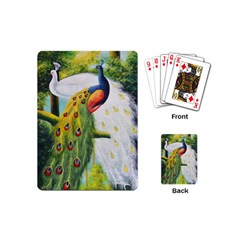 Peacock Art Playing Cards Single Design (mini) by Grandong