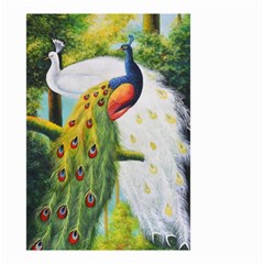 Peacock Art Small Garden Flag (two Sides) by Grandong