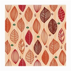 Forest Leaves Seamless Pattern With Natural Floral Medium Glasses Cloth (2 Sides)