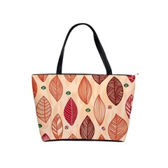 Forest Leaves Seamless Pattern With Natural Floral Classic Shoulder Handbag by Grandong