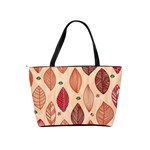 Forest Leaves Seamless Pattern With Natural Floral Classic Shoulder Handbag Back